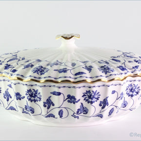 Spode - Blue Colonel - Lidded Vegetable Dish