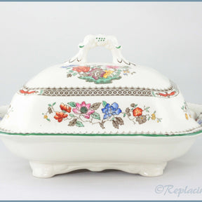 Spode - Chinese Rose - Oblong Lidded Vegetable Dish