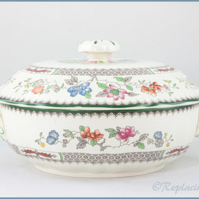 Spode - Chinese Rose - Round Lidded Vegetable Dish