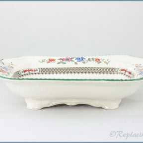 Spode - Chinese Rose - Oblong Lidded Vegetable Dish (Base ONLY)