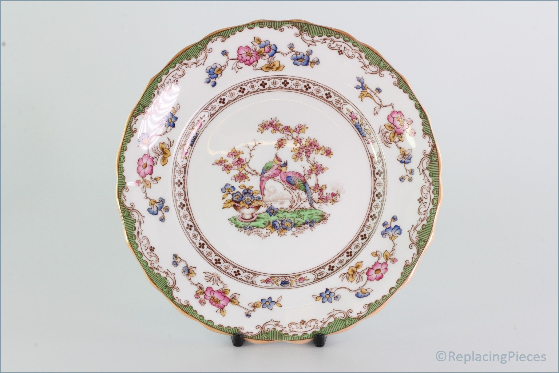 Spode - Eden (Orange Edge) - 6 3/4
