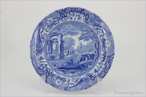 Spode - Italian - 6 1/4" Side Plate - Blue and white decorative plate with classical scene on a white background