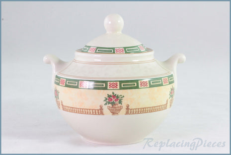 Staffordshire - Balustrade - Lidded Sugar Bowl