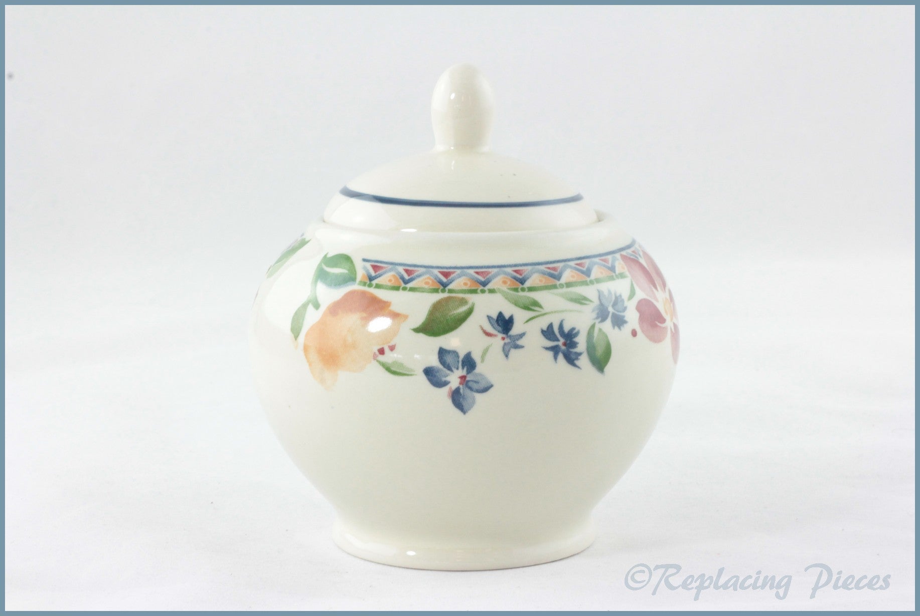 Staffordshire - Calypso - Lidded Sugar Bowl
