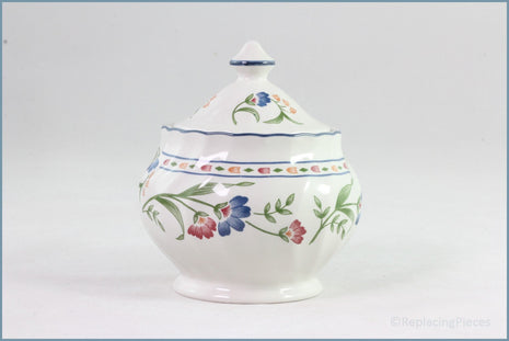 Staffordshire - Hampton Court - Lidded Sugar Bowl