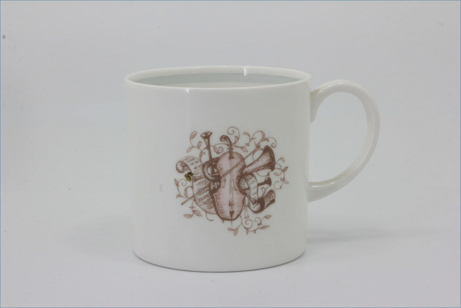 Susie Cooper - Musical Instruments - Coffee Cup (Light Blue)