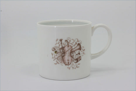 Susie Cooper - Musical Instruments - Coffee Cup (Light Blue)