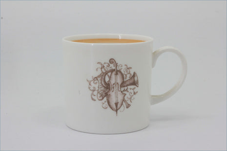 Susie Cooper - Musical Instruments - Coffee Cup (Orange)