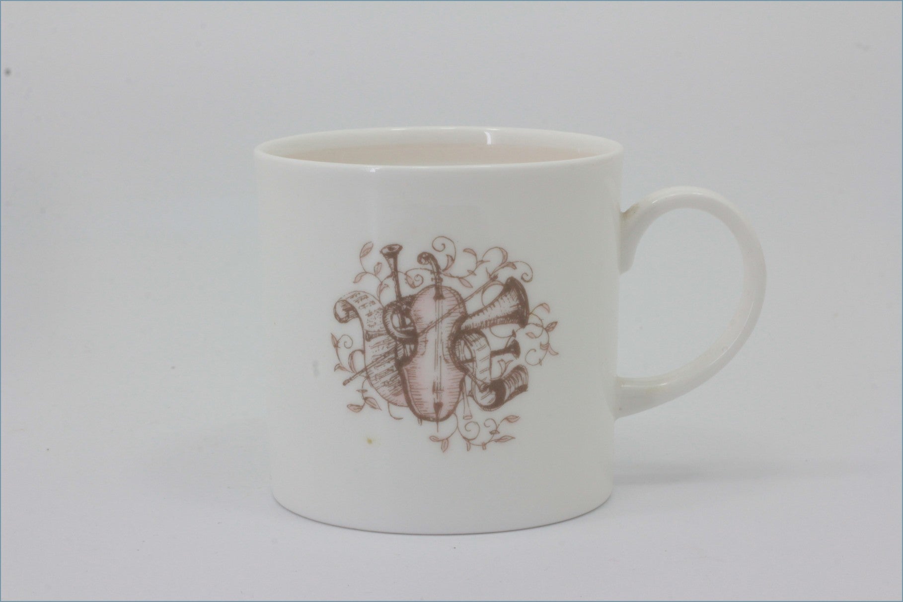 Susie Cooper - Musical Instruments - Coffee Cup (Peach)