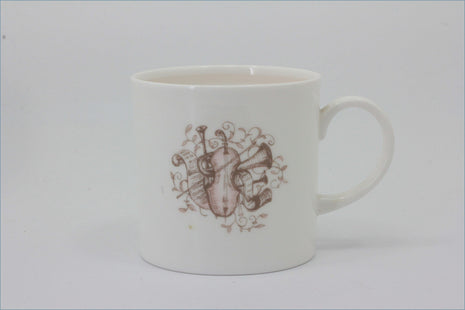 Susie Cooper - Musical Instruments - Coffee Cup (Peach)