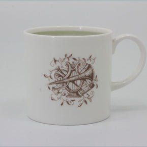 Susie Cooper - Musical Instruments - Coffee Cup (Sage Green)