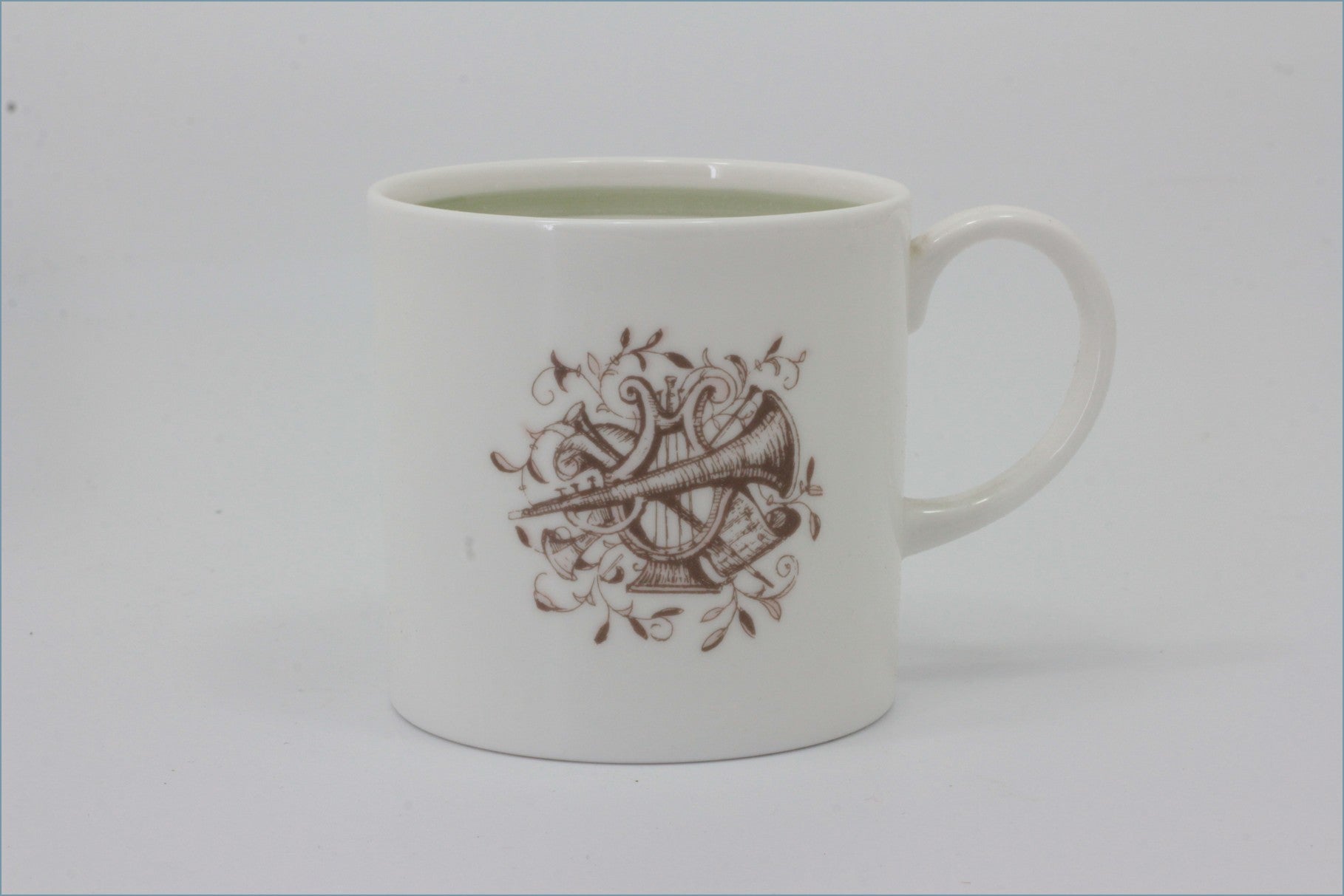 Susie Cooper - Musical Instruments - Coffee Cup (Sage Green)