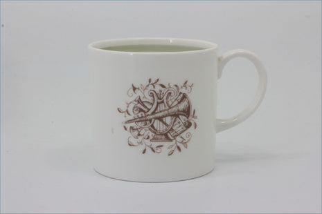 Susie Cooper - Musical Instruments - Coffee Cup (Sage Green)