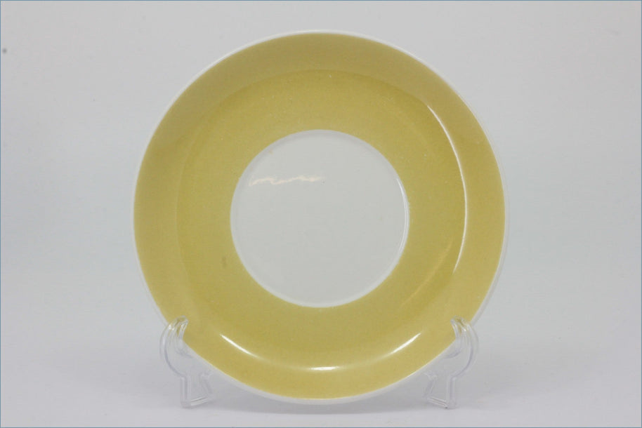 Susie Cooper - Musical Instruments - Coffee Cup Saucer (Mustard)