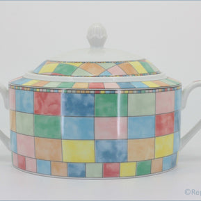 TTC - Mardi Gras - Lidded Vegetable Dish