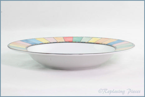 TTC - Mardi Gras - 8 3/4" Rimmed Bowl