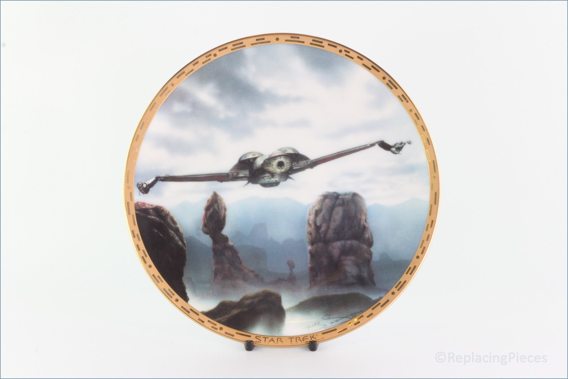 The Hamilton Collection - Star Trek 'Voyagers' - Klingon Bird-Of-Prey