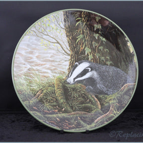 Royal Doulton - Rollinsons Portraits of Nature - The Badger On His Evening Prowl