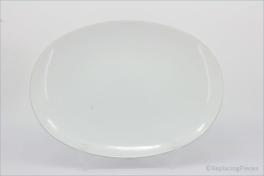 Thomas - Medaillon (White) - 15 1/8" Oval Platter 