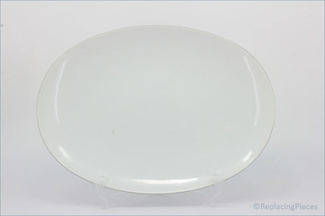 Thomas - Medaillon (White) - 15 1/8" Oval Platter 