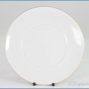 Thomas - White With Thin Gold Band - Gravy Boat Stand