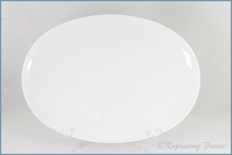 Thomas - Medaillon (White) - 15 2/4" Oval Platter