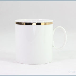 Thomas - White With Thick Gold Band - Teacup