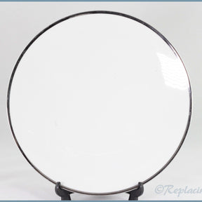 Thomas - White With Thick Silver Band - 6 7/8