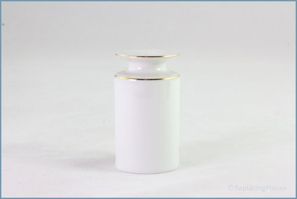 Thomas - White With Thin Gold Band - Pepper Pot