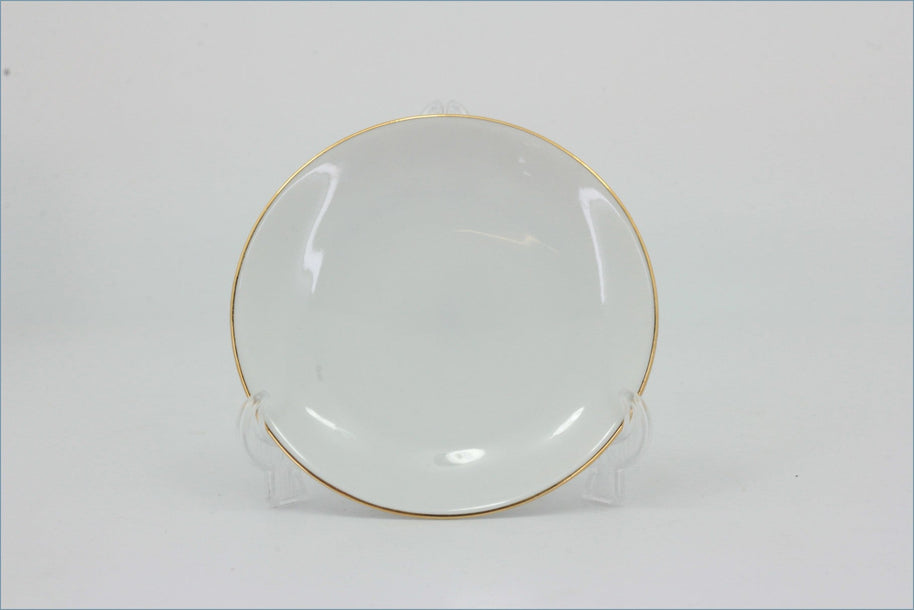 Thomas - White With Thin Gold Band - Coaster