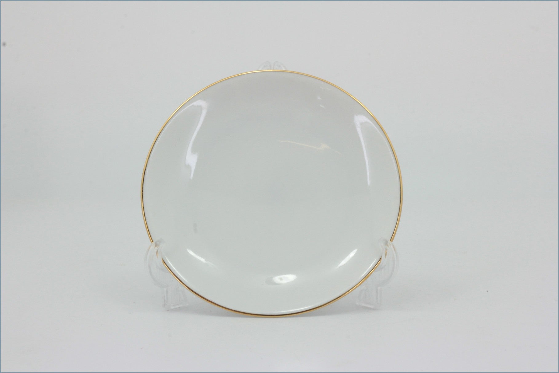 Thomas - White With Thin Gold Band - Coaster