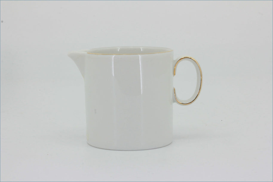 Thomas - White With Thin Gold Band - Cream Jug