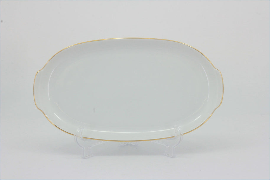 Thomas - White With Thin Gold Band - 7 3/4" Entree Dish