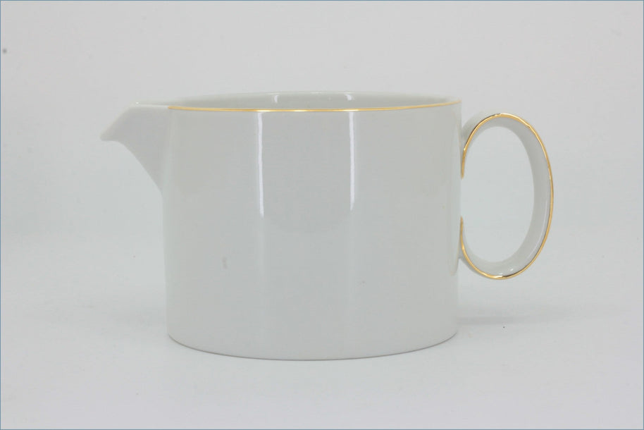 Thomas - White With Thin Gold Band - Gravy Jug