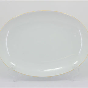 Thomas - White With Thin Gold Band - 11