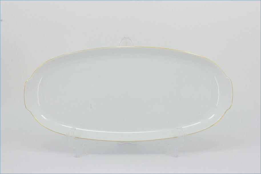 Thomas - White With Thin Gold Band - Sandwich Tray