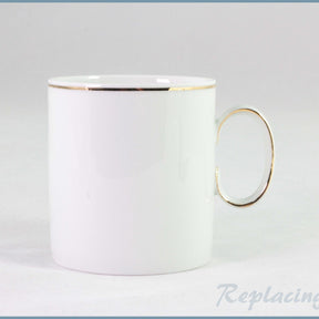 Thomas - White With Thin Gold Band - Teacup