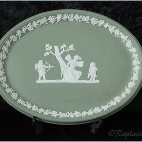 Wedgwood - Jasperware (Sage Green) - Dressing Table Tray - WWJWG1