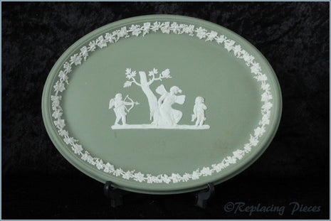 Wedgwood - Jasperware (Sage Green) - Dressing Table Tray - WWJWG1