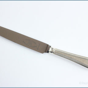 Tudor Crown - Bead (Silver Plate) - Dessert Knife