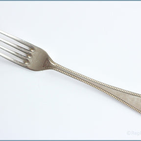 Tudor Crown - Bead (Silver Plate) - Dinner Fork