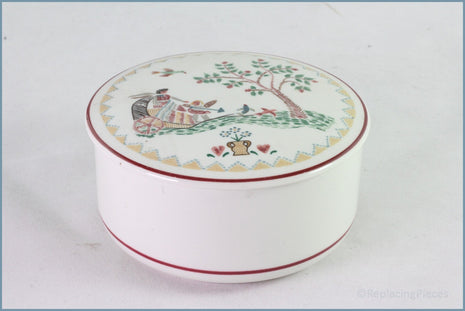 Villeroy & Boch - American Sampler - Round Lidded Box