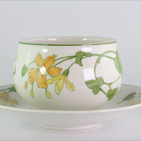 Villeroy & Boch - Geranium (Old Style) - Gravy Boat And Fixed Stand