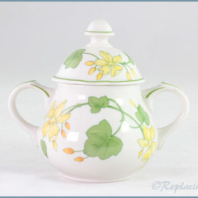 Villeroy & Boch - Geranium (Old Style) - Lidded Sugar Bowl (Coffee Size)