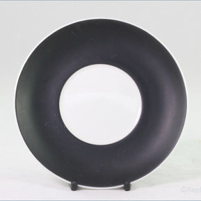 Wedgwood (Susie Cooper) - Pennant (C2151) - Coffee Saucer (Black)