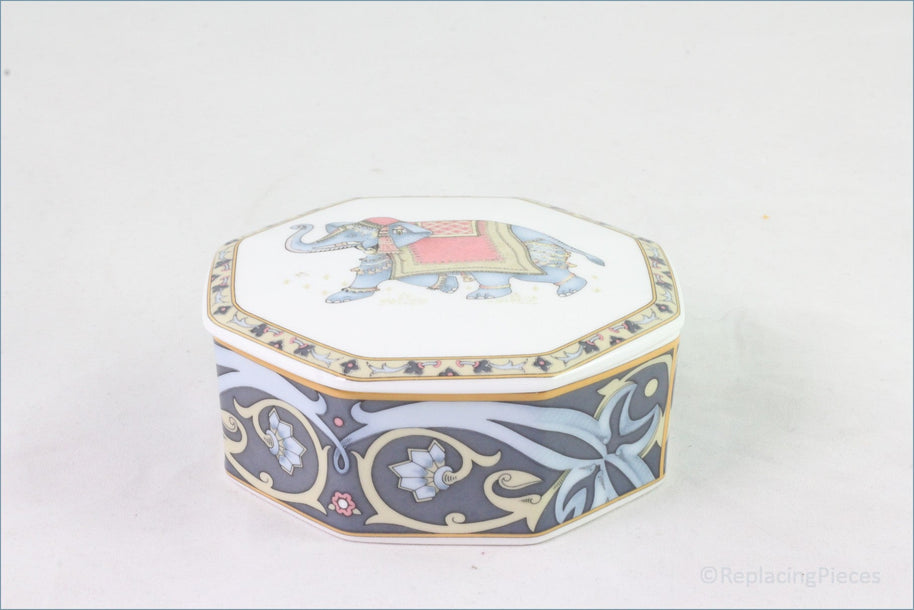 Wedgwood - Blue Elephant - Octagonal Box