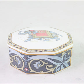 Wedgwood - Blue Elephant - Octagonal Box
