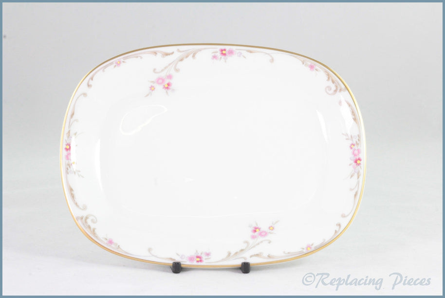 Wedgwood - Carisbrooke (Gold Edge) - Gravy Boat Stand (No Well)
