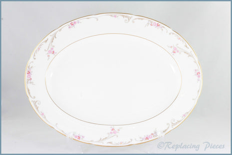 Wedgwood - Carisbrooke (Gold Edge) - 15 1/2" Oval Platter