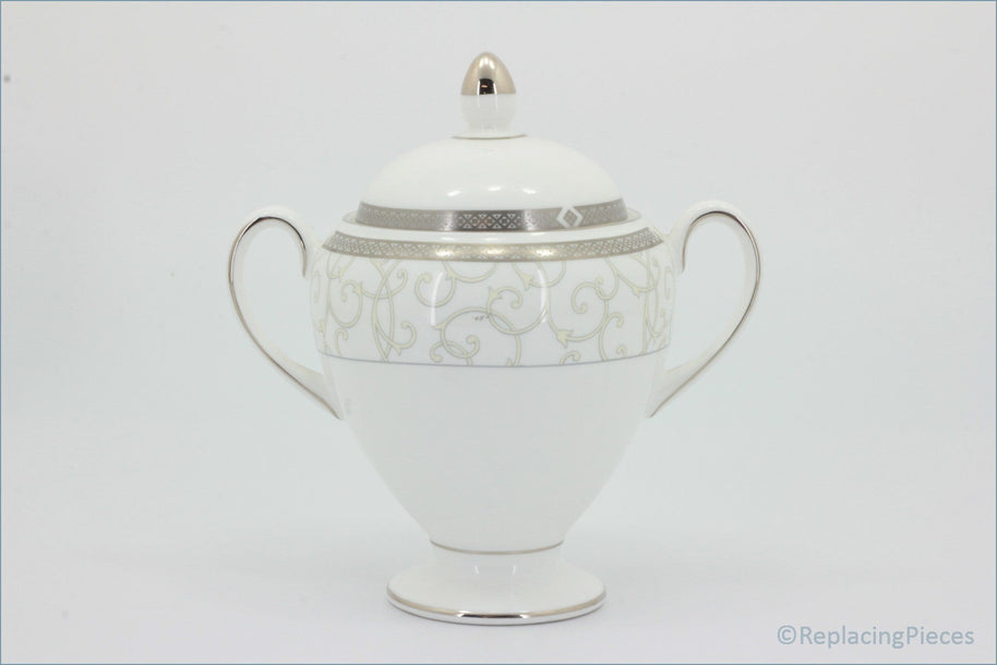Wedgwood - Celestial Platinum - Lidded Sugar Bowl